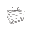 Veldkeuken Handwas unit